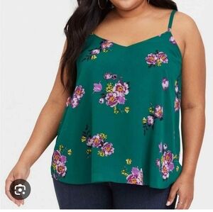 Torrid Floral Boho Sleeveless Tank Top
